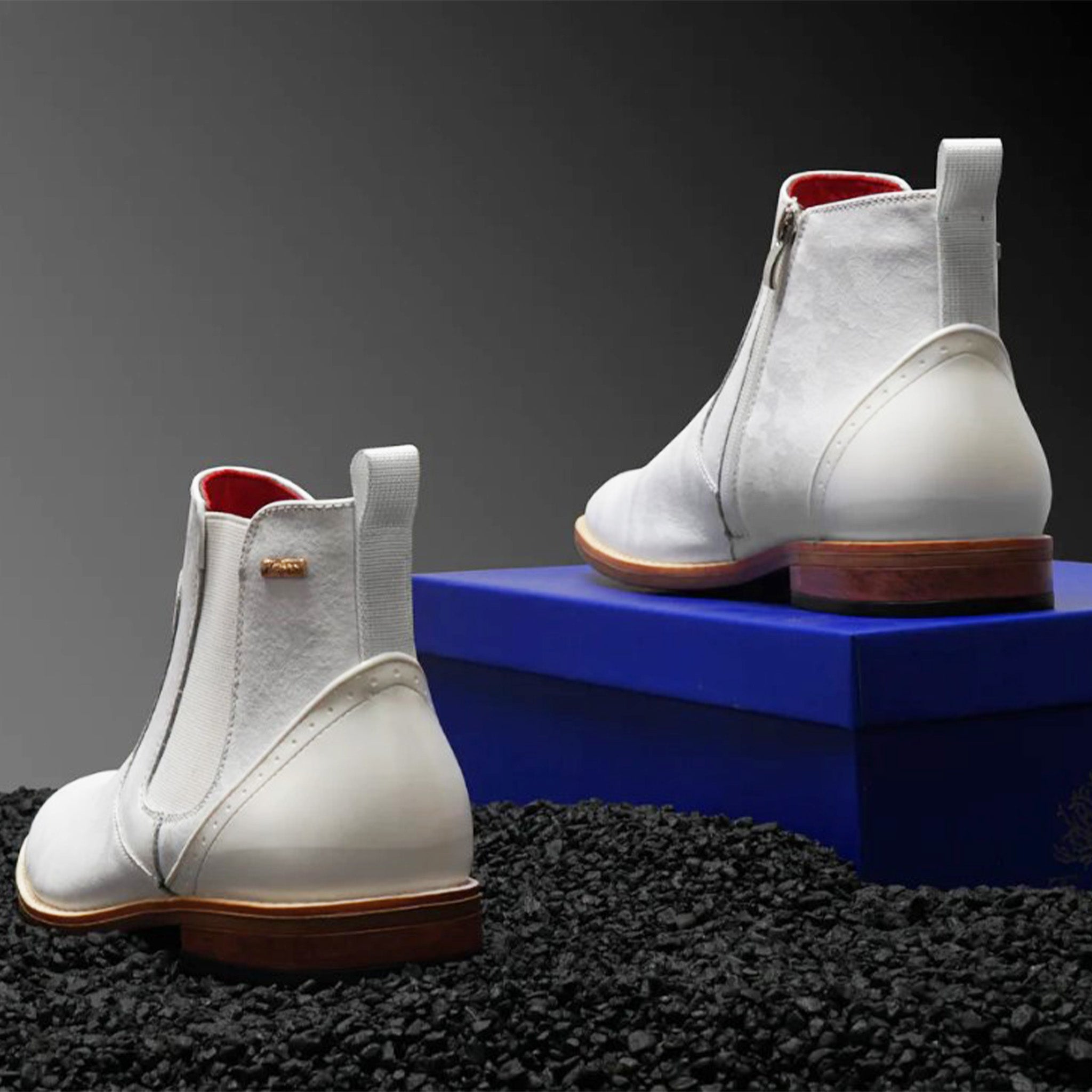 Chelsea boots white on sale