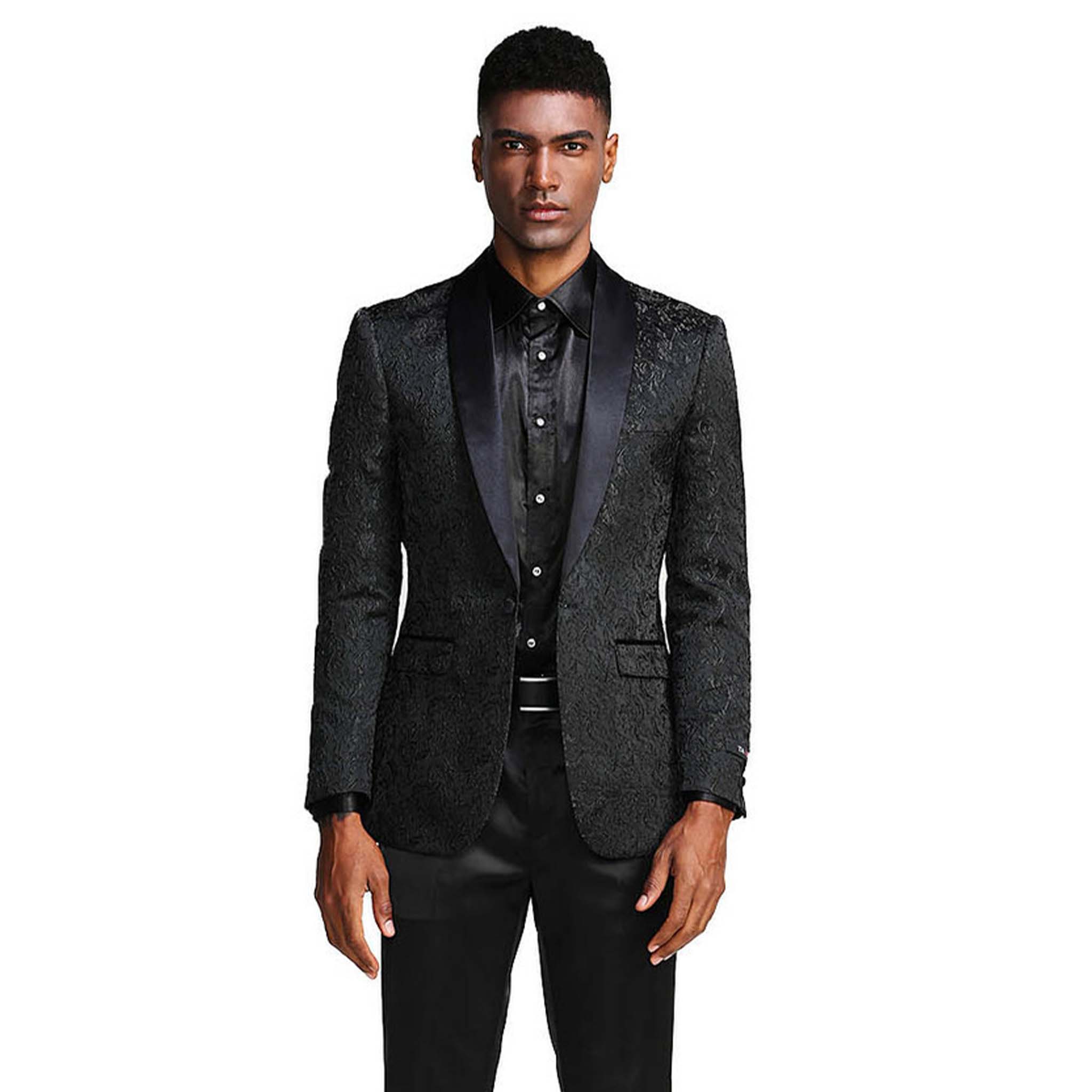 Black Slim Fashion Sport Coat | D&K SUIT DISCOUNTERS